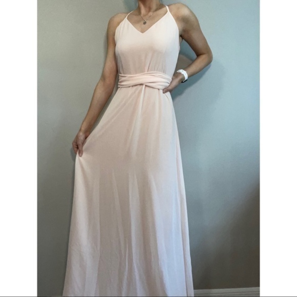 Anthropologie BHLDN Nouvelle Light Pink Bridesmaid Dress
